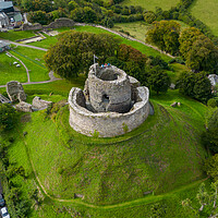 Buy canvas prints of Launceston Castle From The Air by Apollo Aerial Photography
