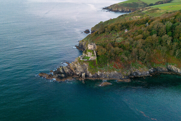 St Catherines Castle Picture Board by Apollo Aerial Photography