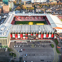 Buy canvas prints of Bramall Lane by Apollo Aerial Photography