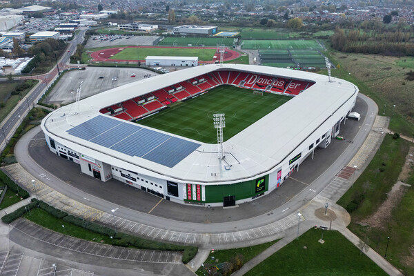 The Eco Power Stadium Picture Board by Apollo Aerial Photography