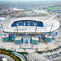 Buy canvas prints of Etihad Stadium From The Air  by Apollo Aerial Photography