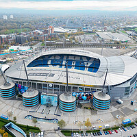 Buy canvas prints of Etihad Stadium From The Air by Apollo Aerial Photography