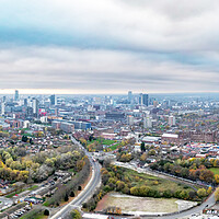 Buy canvas prints of Manchester Skyline by Apollo Aerial Photography