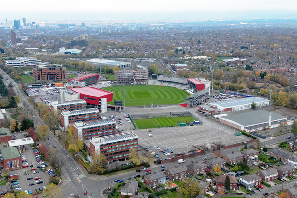 Emirates Old Trafford Picture Board by Apollo Aerial Photography