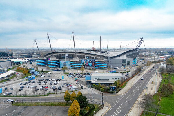 Etihad Stadium Picture Board by Apollo Aerial Photography