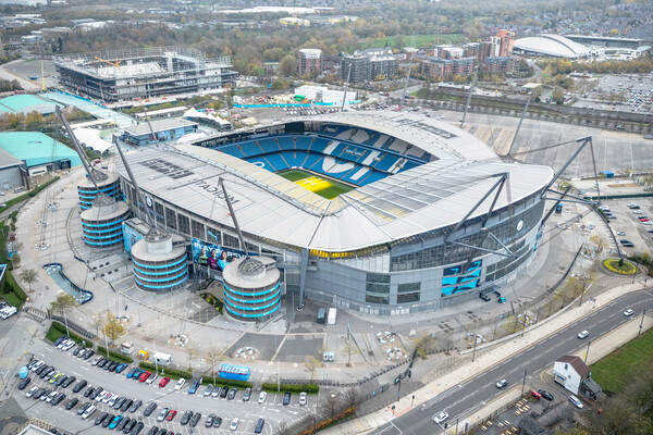 Etihad Stadium Picture Board by Apollo Aerial Photography