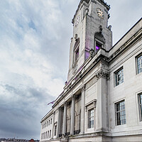 Buy canvas prints of Barnsley Town Hall by Apollo Aerial Photography