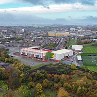 Buy canvas prints of A View Across Barnsley by Apollo Aerial Photography