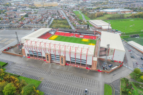 Oakwell From The Air Picture Board by Apollo Aerial Photography