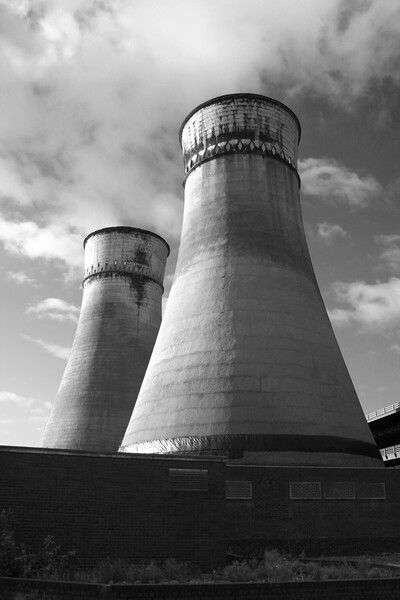 Tinsley Cooling Towers Picture Board by Apollo Aerial Photography