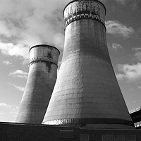 Buy canvas prints of Tinsley Cooling Towers by Apollo Aerial Photography