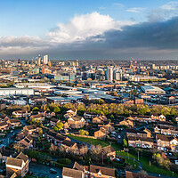 Buy canvas prints of Leeds City Panoramic by Apollo Aerial Photography