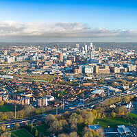 Buy canvas prints of Leeds City Panorama by Apollo Aerial Photography