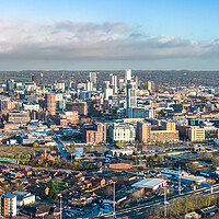 Buy canvas prints of Leeds City Panorama by Apollo Aerial Photography