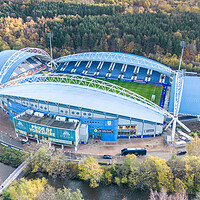 Buy canvas prints of Huddersfield Stadium by Apollo Aerial Photography