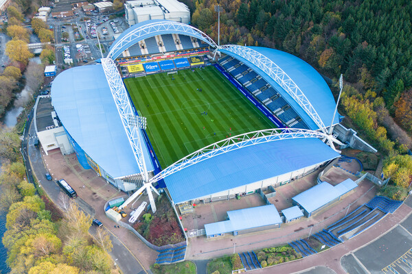John Smiths Stadium Picture Board by Apollo Aerial Photography