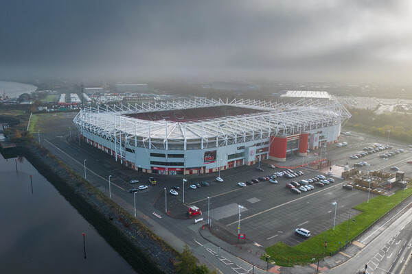 The Riverside Stadium Picture Board by Apollo Aerial Photography