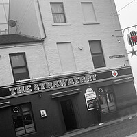 Buy canvas prints of The Strawberry Pub by Apollo Aerial Photography