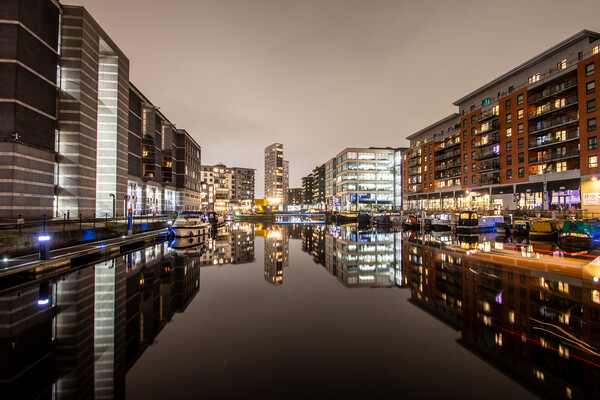 Leeds Dock Warm Tones Picture Board by Apollo Aerial Photography