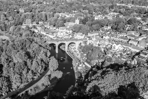 Knaresborough From The Air Picture Board by Apollo Aerial Photography