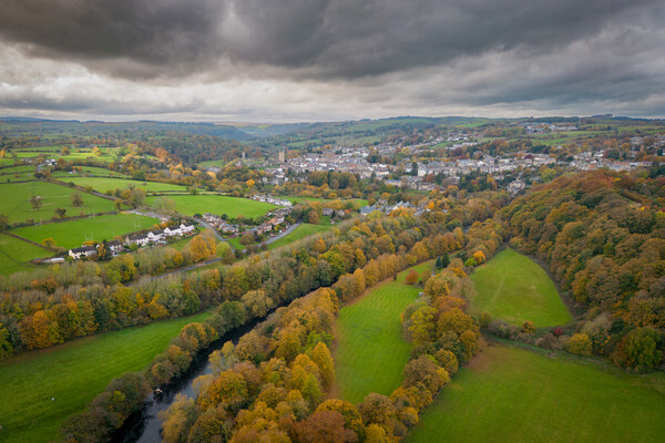 Richmond North Yorkshire Picture Board by Apollo Aerial Photography