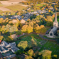 Buy canvas prints of Autumn Comes To Wentworth by Apollo Aerial Photography