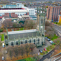Buy canvas prints of St Marys Church Sheffield by Apollo Aerial Photography