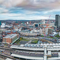 Buy canvas prints of The City of Sheffield by Apollo Aerial Photography