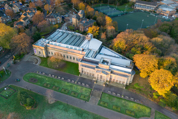 Weston Park Museum Picture Board by Apollo Aerial Photography