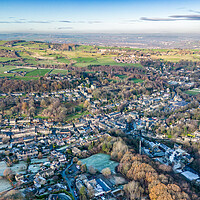Buy canvas prints of Holmfirth From The Air by Apollo Aerial Photography