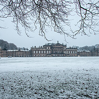 Buy canvas prints of Wentworth Woodhouse Winter by Apollo Aerial Photography