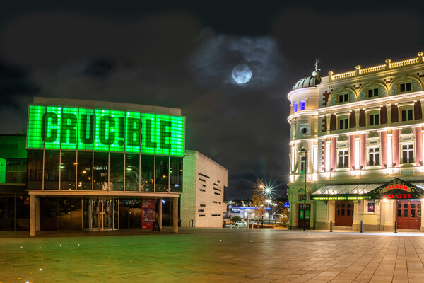 The Crucible and Lyceum Theatres Picture Board by Apollo Aerial Photography