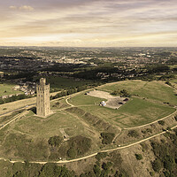 Buy canvas prints of Castle Hill Victoria Tower by Apollo Aerial Photography