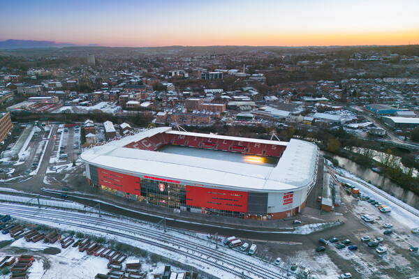 Rotherham United Picture Board by Apollo Aerial Photography