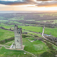 Buy canvas prints of Victoria Tower Castle Hill by Apollo Aerial Photography