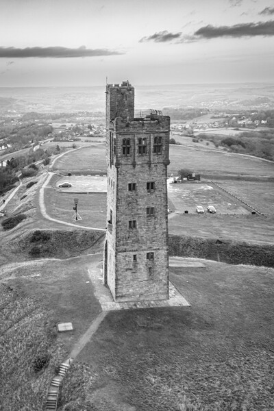 Victoria Tower Castle Hill  Picture Board by Apollo Aerial Photography