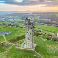 Buy canvas prints of Victoria Tower Castle Hill by Apollo Aerial Photography