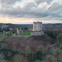 Buy canvas prints of Conisbrough Castle by Apollo Aerial Photography