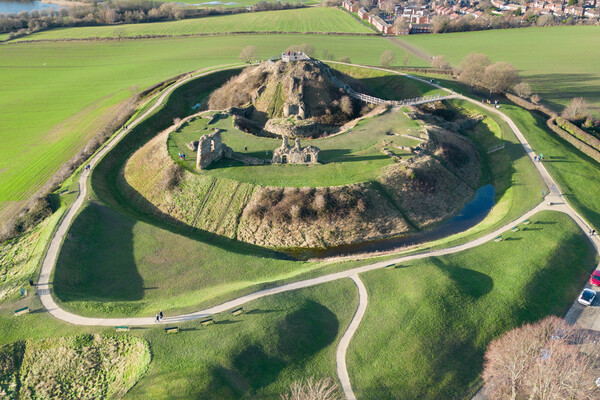Sandal Castle Picture Board by Apollo Aerial Photography