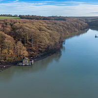 Buy canvas prints of Newmillerdam Panoramic by Apollo Aerial Photography