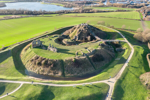 Sandal Castle Picture Board by Apollo Aerial Photography