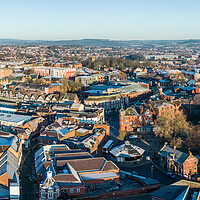 Buy canvas prints of Chesterfield Skyline by Apollo Aerial Photography