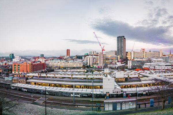 Sheffield Cityscape Picture Board by Apollo Aerial Photography