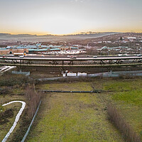 Buy canvas prints of The Tinsley Viaduct by Apollo Aerial Photography