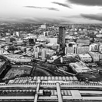 Buy canvas prints of Sheffield City Skyline by Apollo Aerial Photography