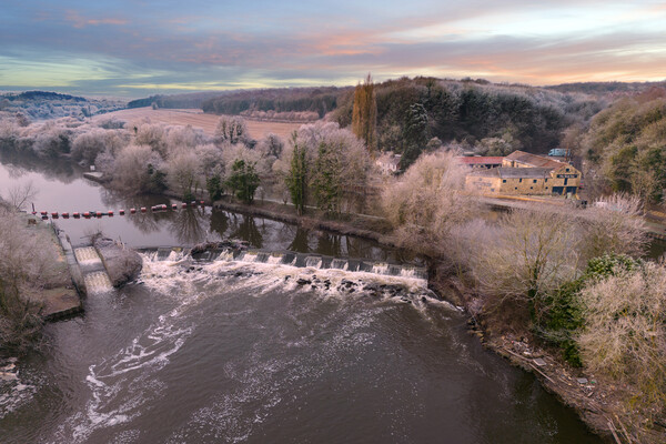 Sprotbrough Sunrise Picture Board by Apollo Aerial Photography
