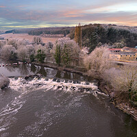 Buy canvas prints of Sprotbrough Sunrise by Apollo Aerial Photography