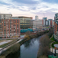 Buy canvas prints of Leeds Cityscape by Apollo Aerial Photography
