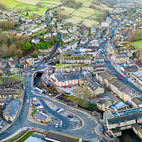 Buy canvas prints of The Village of Holmfirth by Apollo Aerial Photography