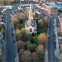 Buy canvas prints of Christ Church Doncaster by Apollo Aerial Photography